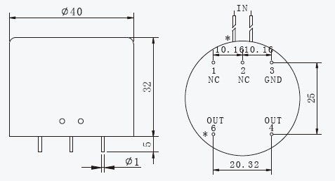 TR0101-2B Current Transformer Used for Common Protection
